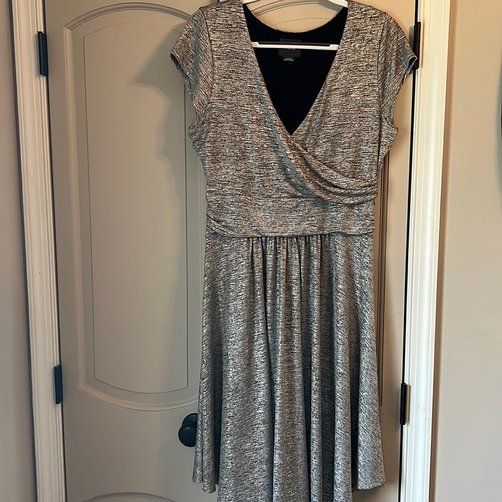 Anthropologie - Maeve metallic dress